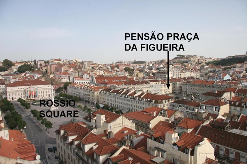 Pensao Praca Da Figueira Hotell Lisboa Eksteriør bilde
